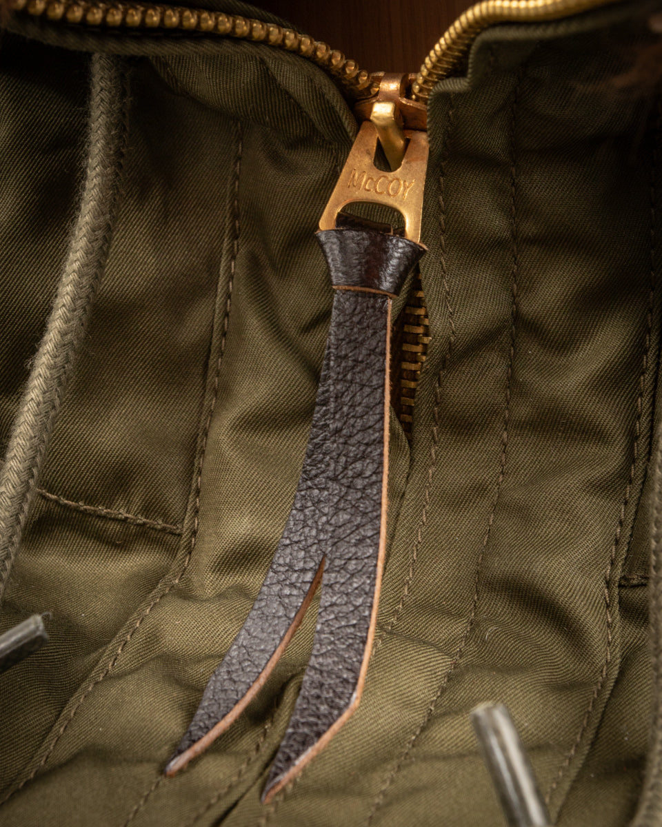 The Real McCoy's AL-1 / HOOD, PARKA - Olive - Standard & Strange