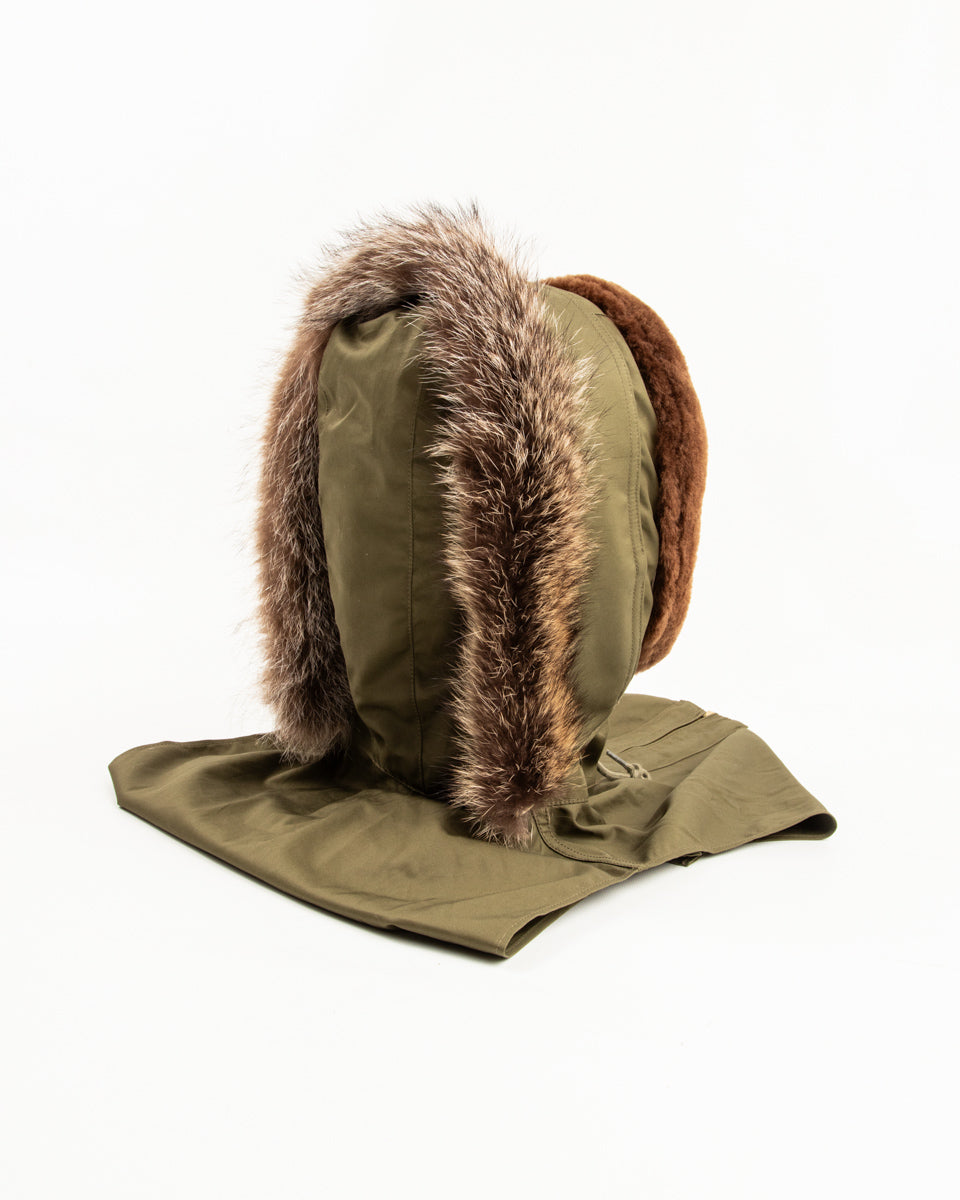 The Real McCoy's AL-1 / HOOD, PARKA - Olive - Standard & Strange