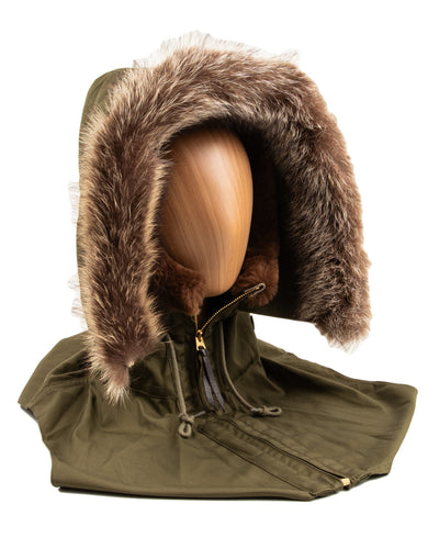 The Real McCoy's AL-1 / HOOD, PARKA - Olive - Standard & Strange