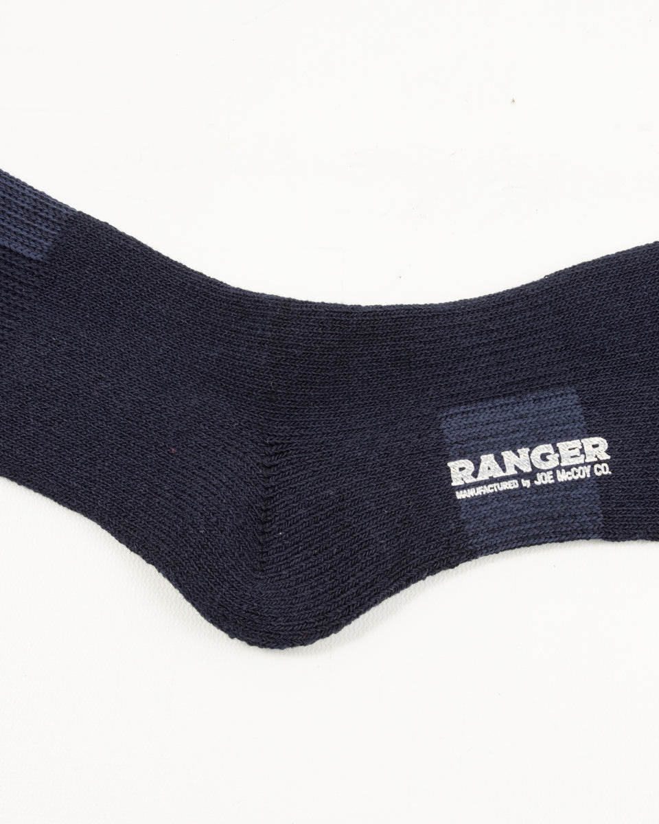 The Real McCoy's Boot Socks "Ranger" - Navy - Standard & Strange