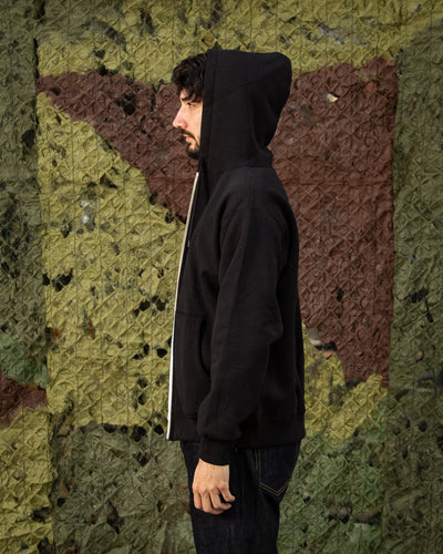 The Real McCoy's Buco F/Z Parka Sweatshirt - Black - Standard & Strange