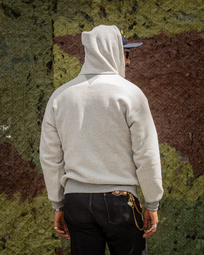 The Real McCoy's Double Face Hooded Sweatshirt - Gray - Standard & Strange