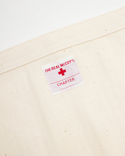 The Real McCoy's HBT Apron Bag - White - Standard & Strange
