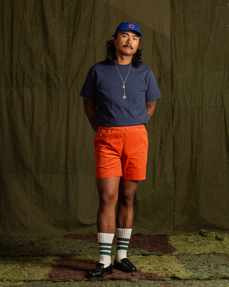 The Real McCoy's Heavy Cotton Slub Jersey - Navy - Standard & Strange