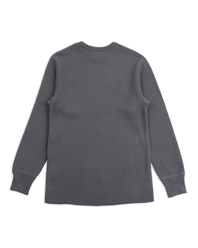 The Real McCoy's Honeycomb Thermal Shirt - Ink Blue - Standard & Strange