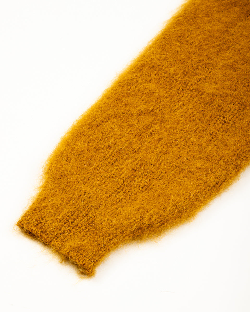 The Real McCoy's Joe McCoy Mohair Cardigan - Mustard - Standard & Strange