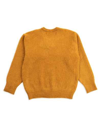 The Real McCoy's Joe McCoy Mohair V-Neck Sweater - Mustard - Standard & Strange
