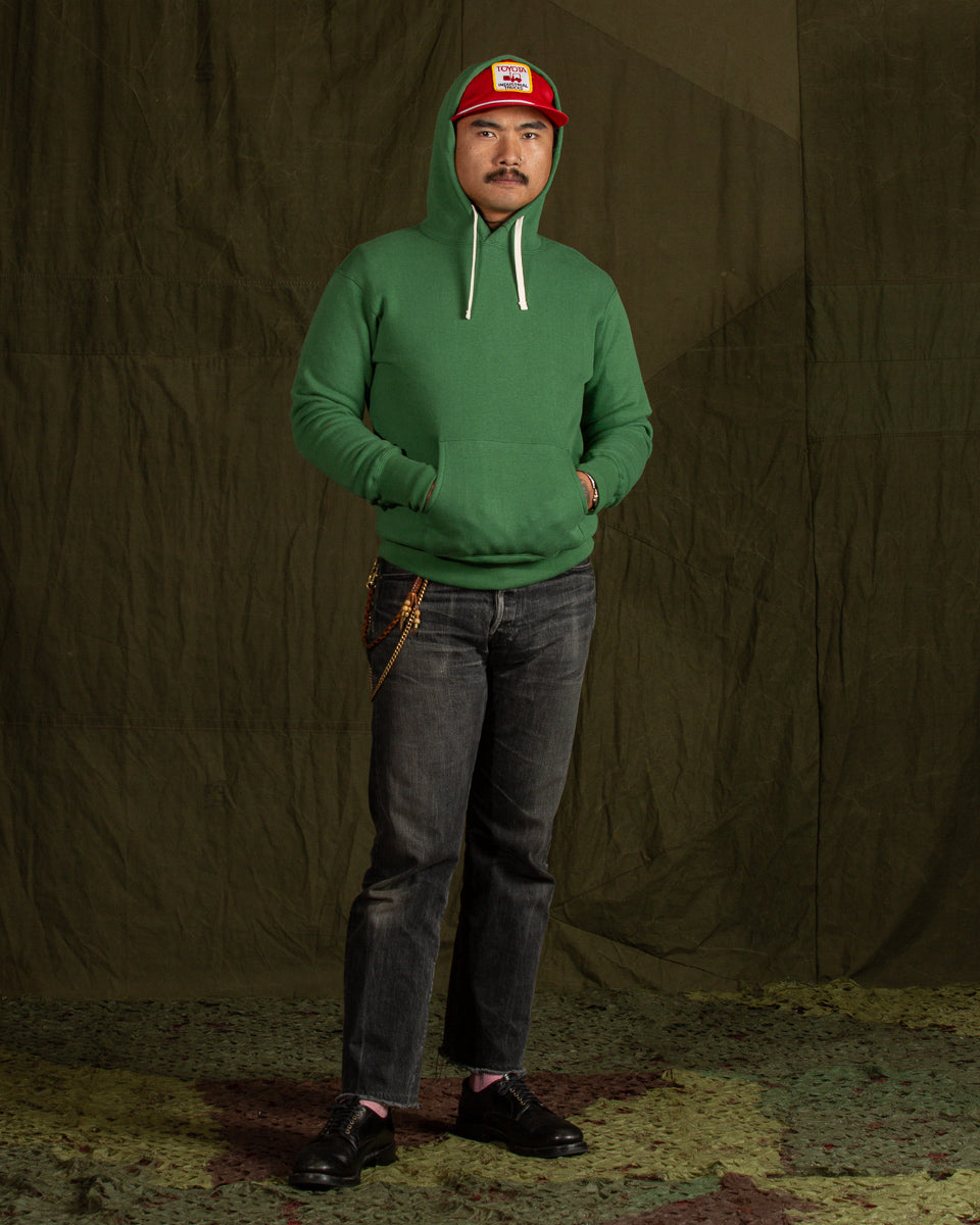 The Real McCoy's Loopwheel Pullover Hoodie - Shamrock - Standard & Strange