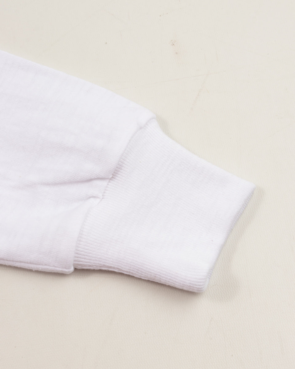 The Real McCoy's Athletic L/S T-Shirt / Loop-Wheel - White - Standard & Strange