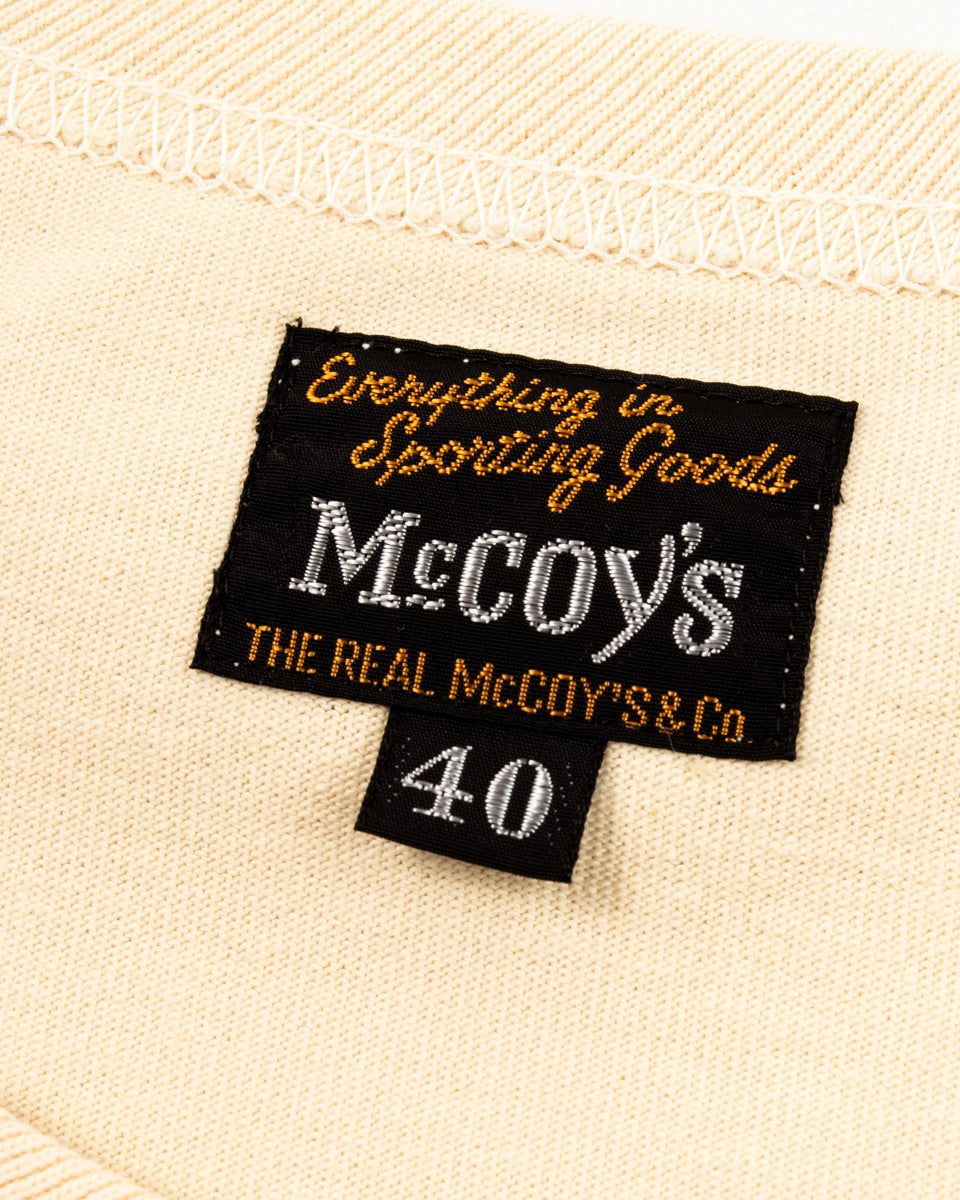 The Real McCoy's Military Tee / The Blue Ghost - Ecru - Standard & Strange