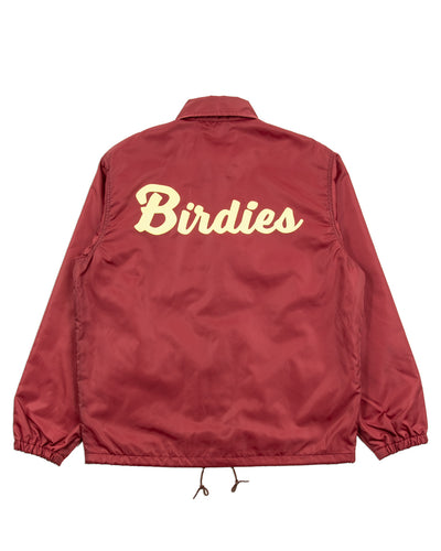 The Real McCoy's Nylon Coach Jacket / Birdies - Burgundy - Standard & Strange