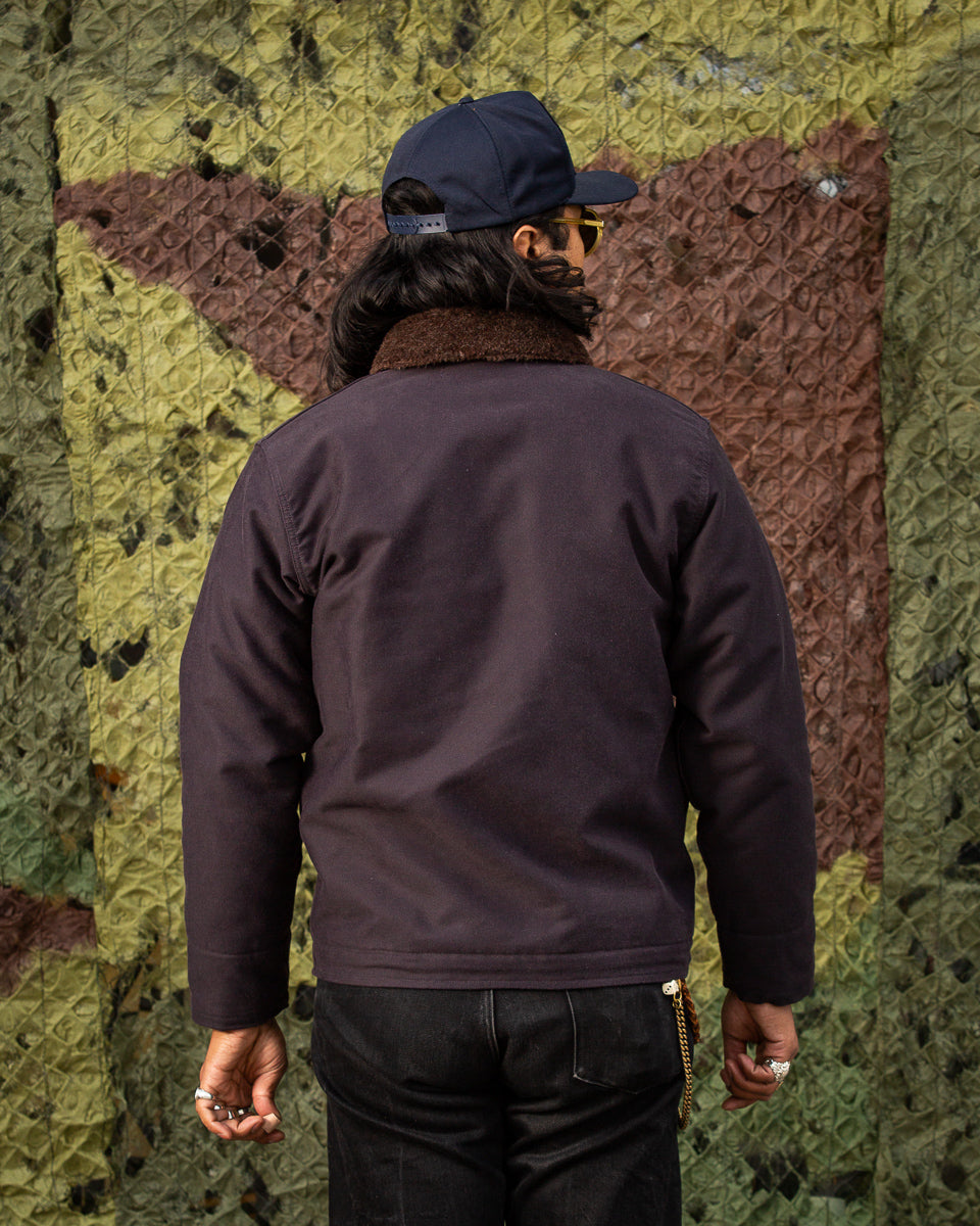 The Real McCoy's The Real McCoy's N-1 Deck Jacket (2021 Model) - Navy (Plain) - Standard & Strange