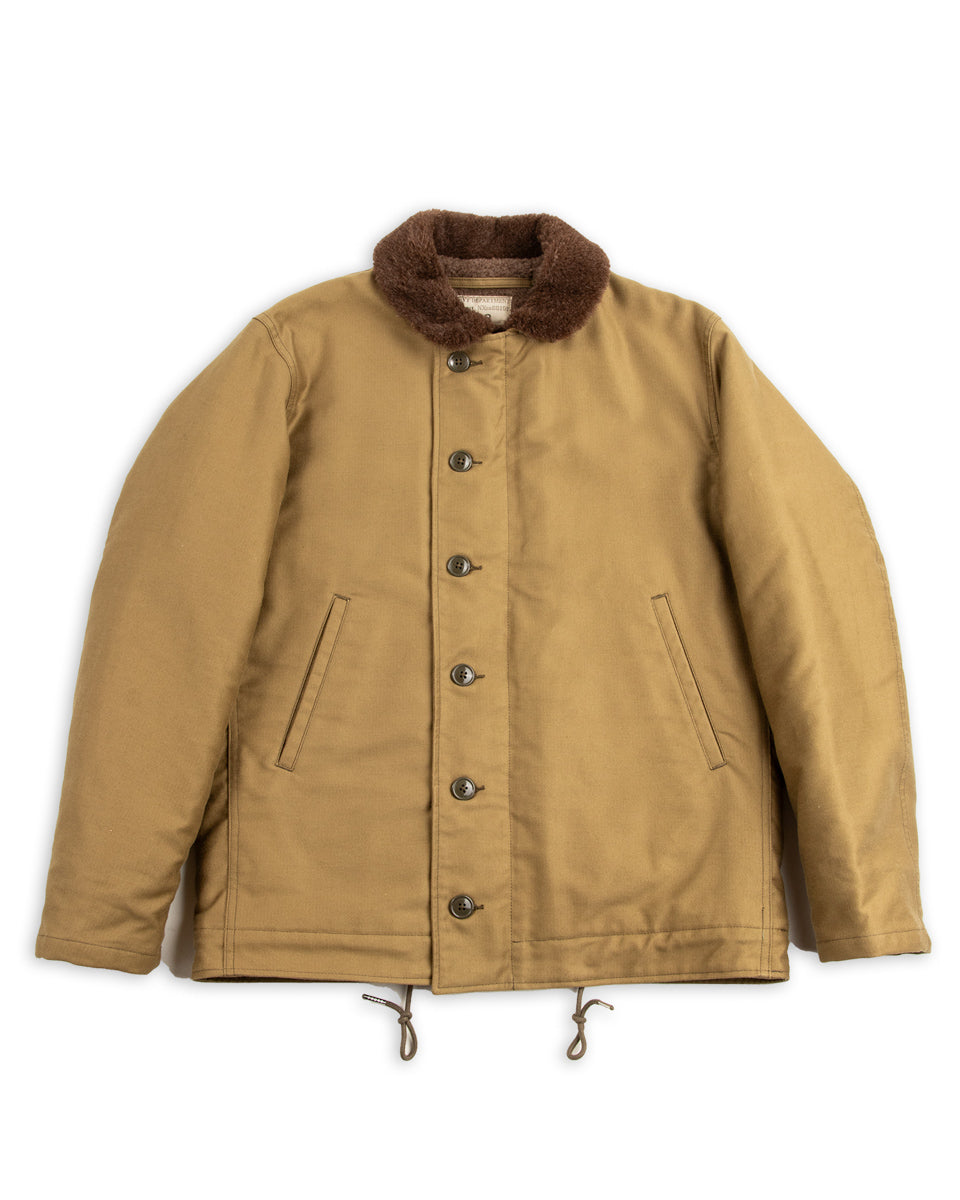 The Real McCoy's The Real McCoy's N-1 Deck Jacket (2022 Model) - Khaki (Plain) - Standard & Strange