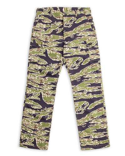 The Real McCoy's Tiger Camouflage Trousers - Late War Green - Standard & Strange