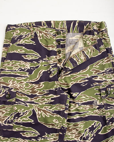 The Real McCoy's Tiger Camouflage Trousers - Late War Green - Standard & Strange