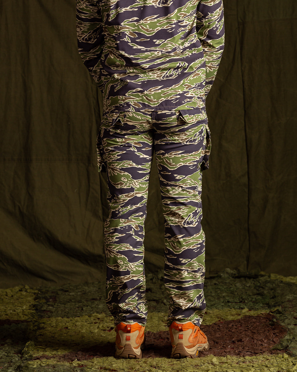 The Real McCoy's Tiger Camouflage Trousers - Late War Green - Standard & Strange