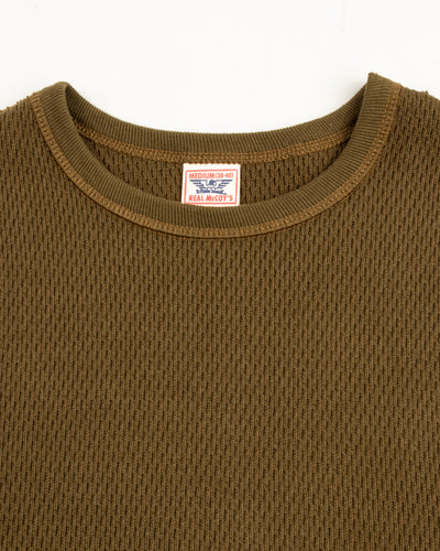 The Real McCoy's U.S. Army Military Thermal Shirt - Olive - Standard & Strange