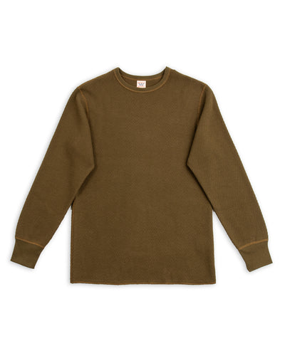 The Real McCoy's U.S. Army Military Thermal Shirt - Olive - Standard & Strange