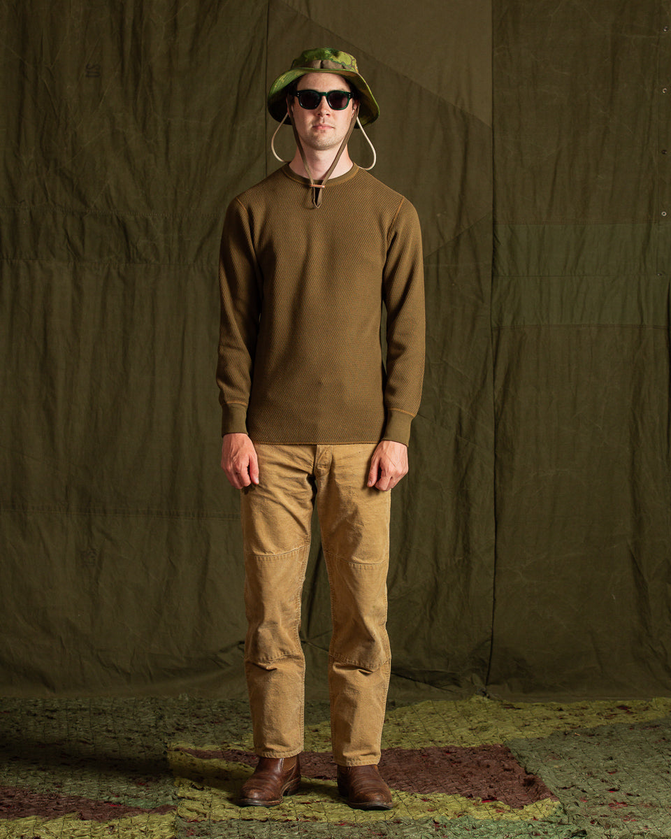 The Real McCoy's U.S. Army Military Thermal Shirt - Olive - Standard & Strange