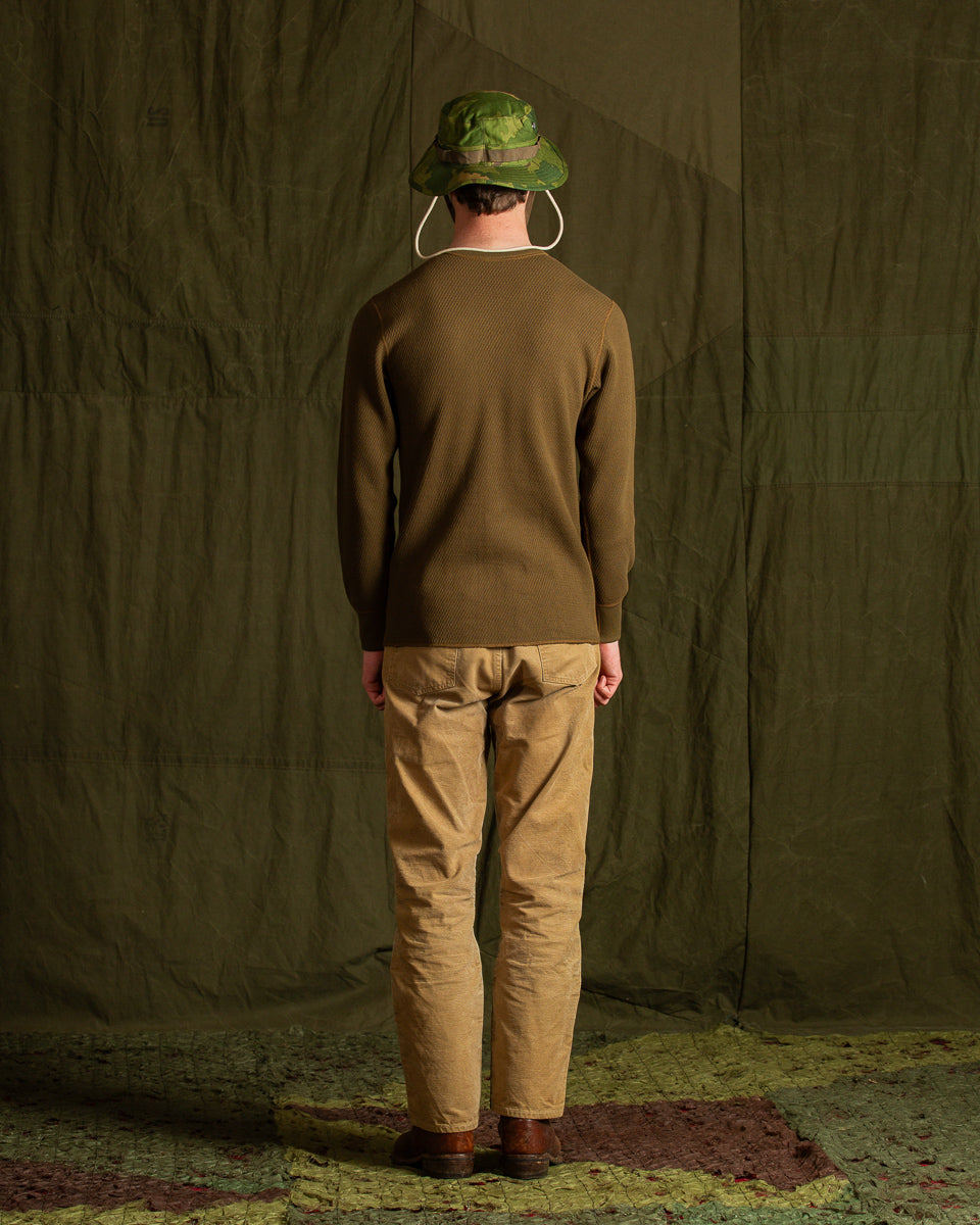 The Real McCoy's U.S. Army Military Thermal Shirt - Olive - Standard & Strange