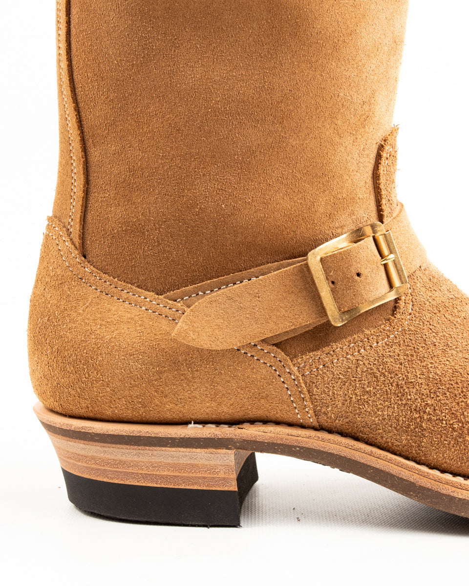 Rolling Dub Trio Griffin Engineer Boot - Dark Beige Suede - Standard & Strange