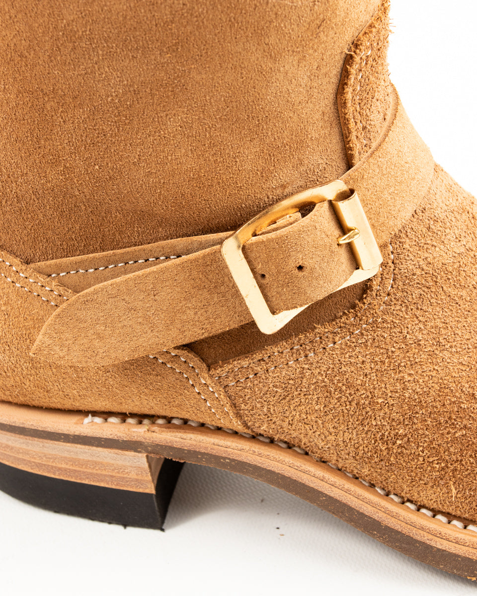 Rolling Dub Trio Griffin Engineer Boot - Dark Beige Suede - Standard & Strange
