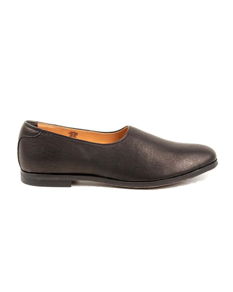 Rolling Dub Trio Swan Slip On - Black Deerskin - Standard & Strange