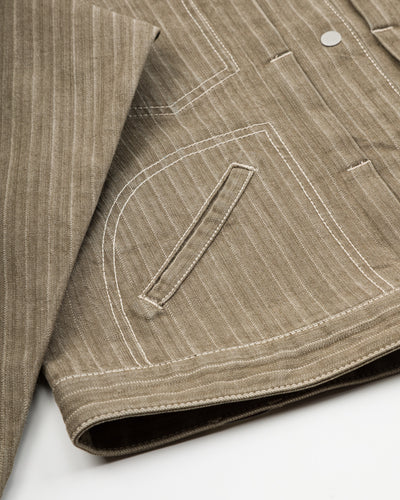 W'Menswear Engineers Jacket - Brown - Standard & Strange