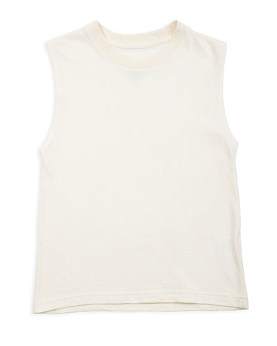 W'Menswear W'mens Tank - Oatmeal Cotton/Hemp - Standard & Strange