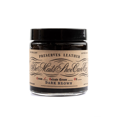 Clinch Boots The Mail's Shoe Care Co - Dark Brown Cream - Standard & Strange
