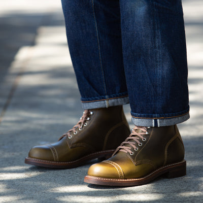 John Lofgren Combat Boots - Dark Olive CXL - Standard & Strange