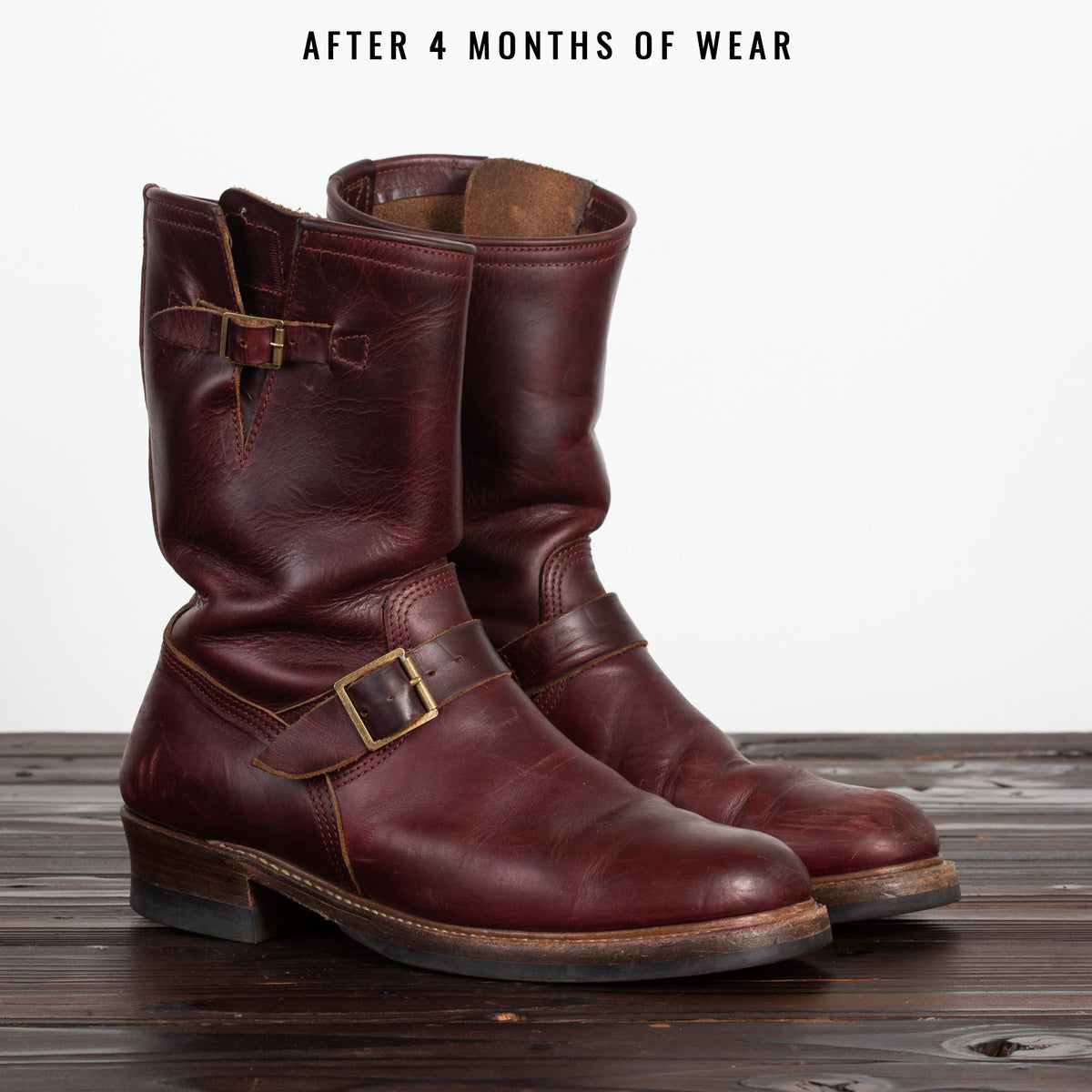 John Lofgren Wabash Engineer Boots - Burgundy CXL - Standard & Strange