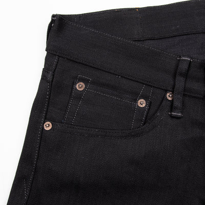 Indigofera Buck Tapered Fit - 14oz Gunpowder Black Selvedge - Standard & Strange