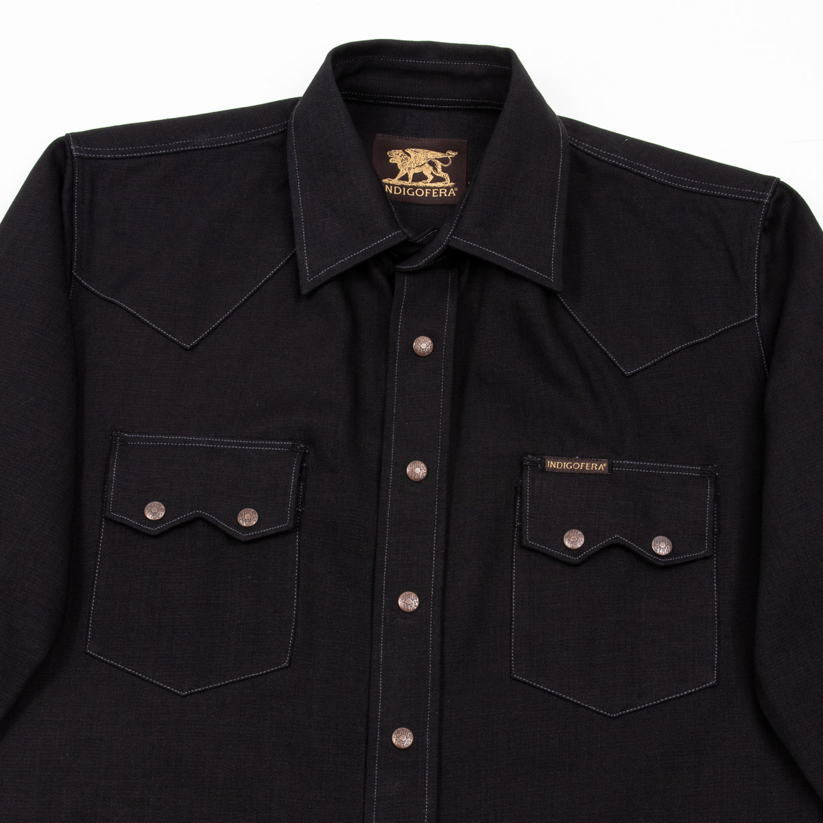 Indigofera Ryman Shirt - Black Denim - Standard & Strange
