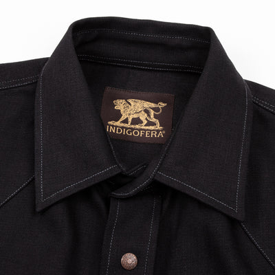 Indigofera Ryman Shirt - Black Denim - Standard & Strange
