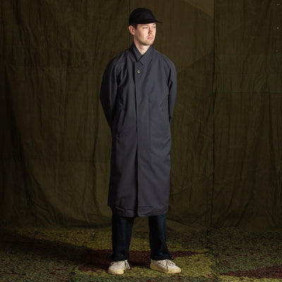 MotivMfg Opera Raglan Coat - Optim Technology Wool/Steel - Standard & Strange