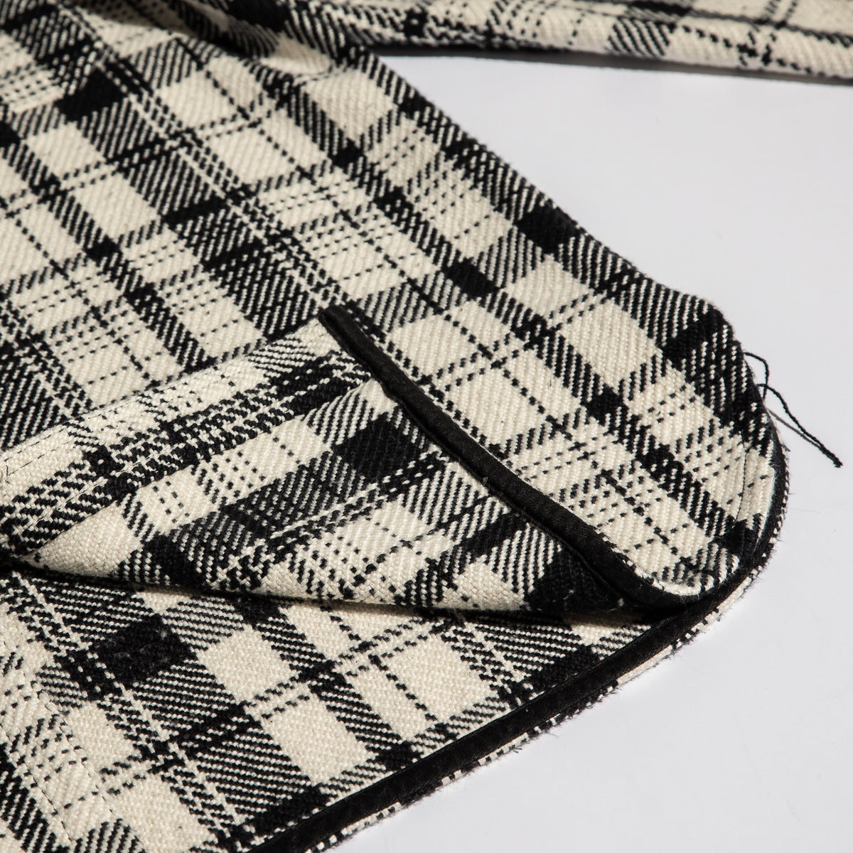 The Real McCoy's 8HU Heavy Weight Flannel Shirt - White - Standard & Strange
