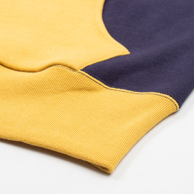 The Real McCoy's Loopwheel After Hooded Parka - Blue/Yellow - Standard & Strange