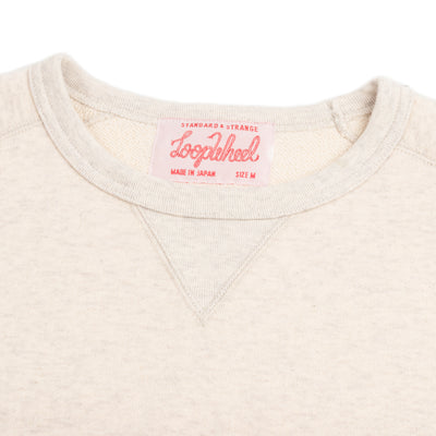 Standard & Strange Wakayama Special Loopwheel Raglan Crewneck Sweatshirt - Heather Gray - Standard & Strange