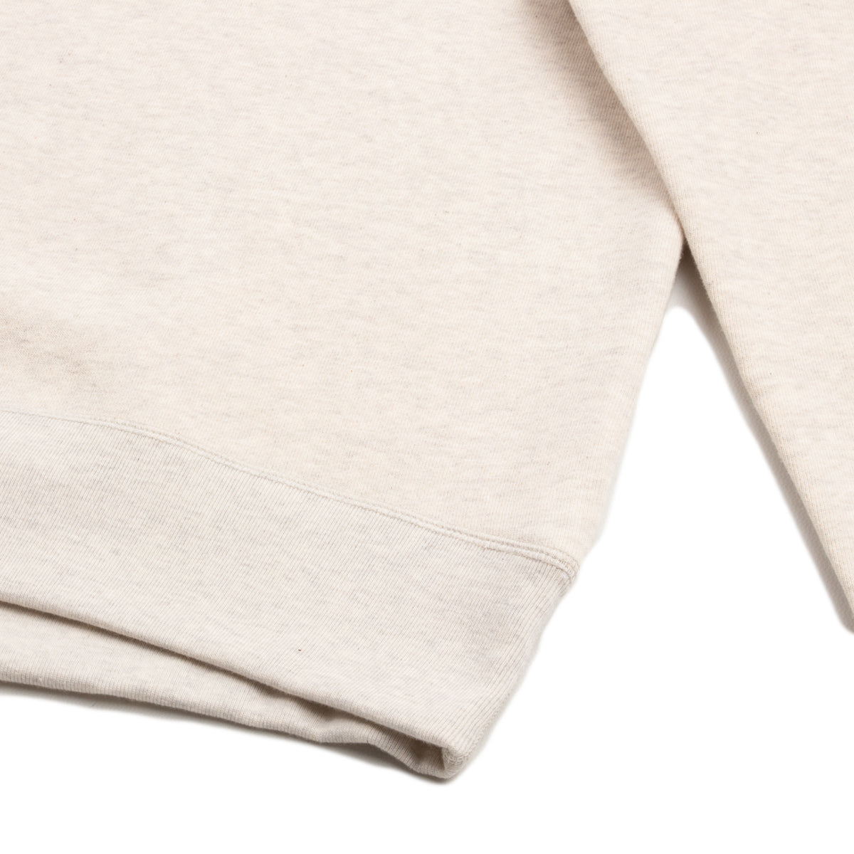 Standard & Strange Wakayama Special Loopwheel Raglan Crewneck Sweatshirt - Heather Gray - Standard & Strange