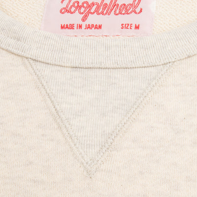 Standard & Strange Wakayama Special Loopwheel Raglan Crewneck Sweatshirt - Heather Gray - Standard & Strange