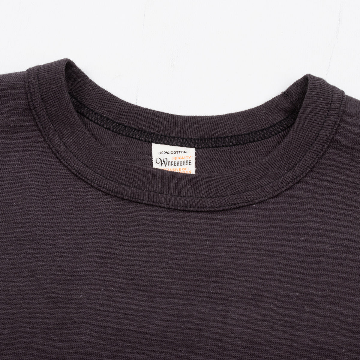 Warehouse Long Sleeve Crew Neck Tee - Black - Standard & Strange