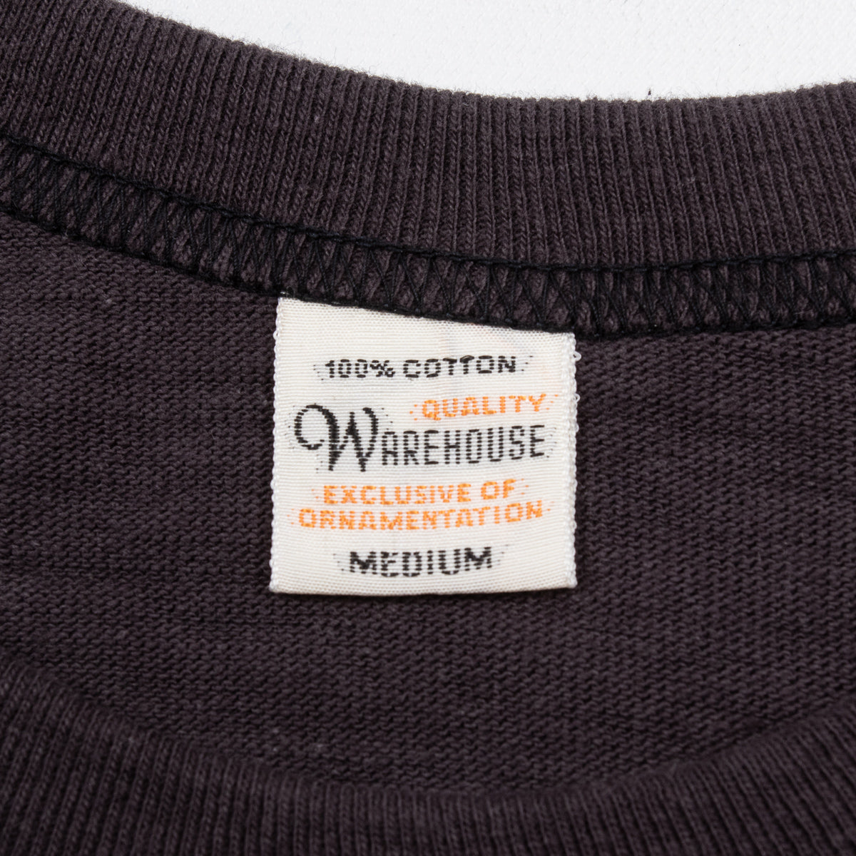 Warehouse Long Sleeve Crew Neck Tee - Black - Standard & Strange
