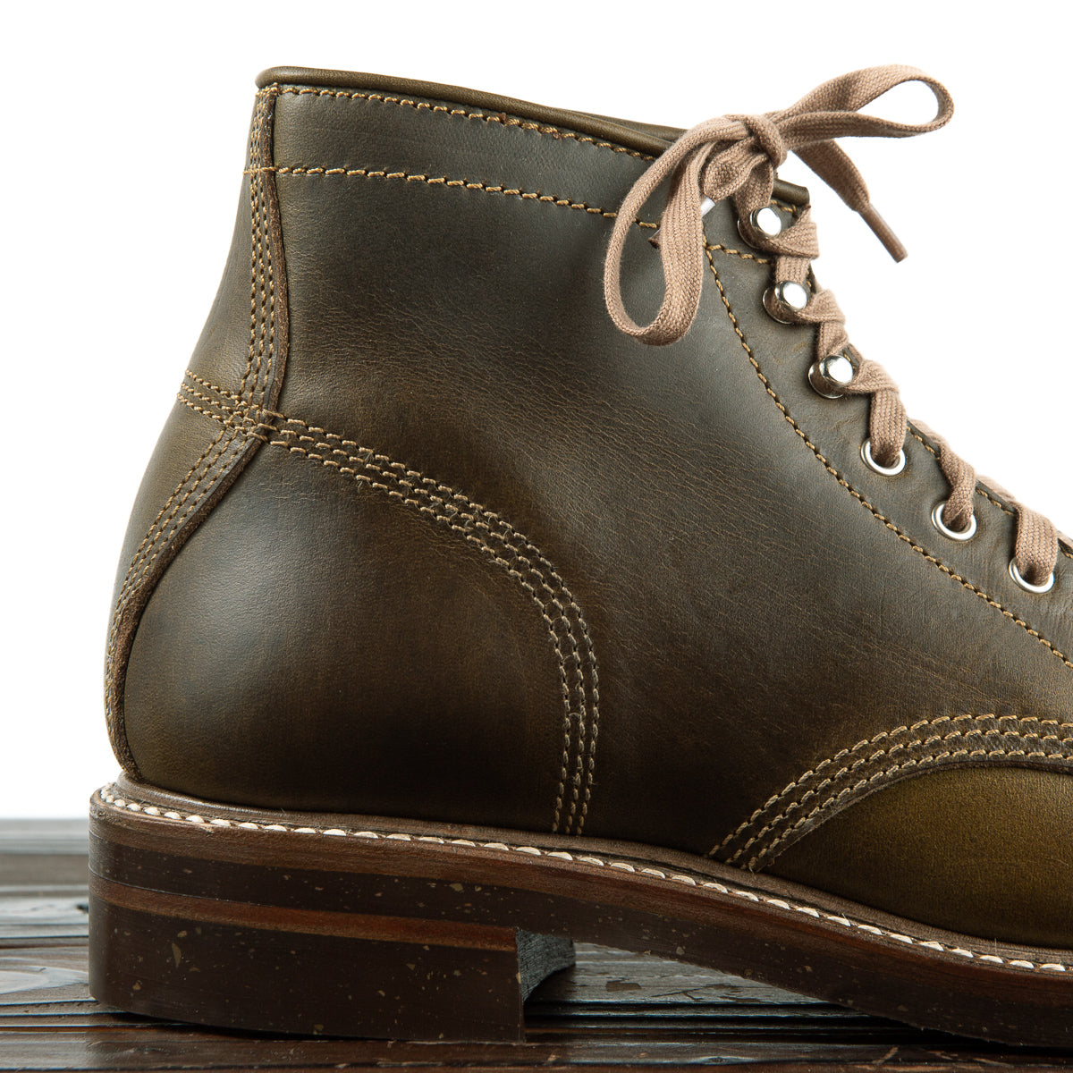 John Lofgren Combat Boots - Dark Olive CXL - Standard & Strange