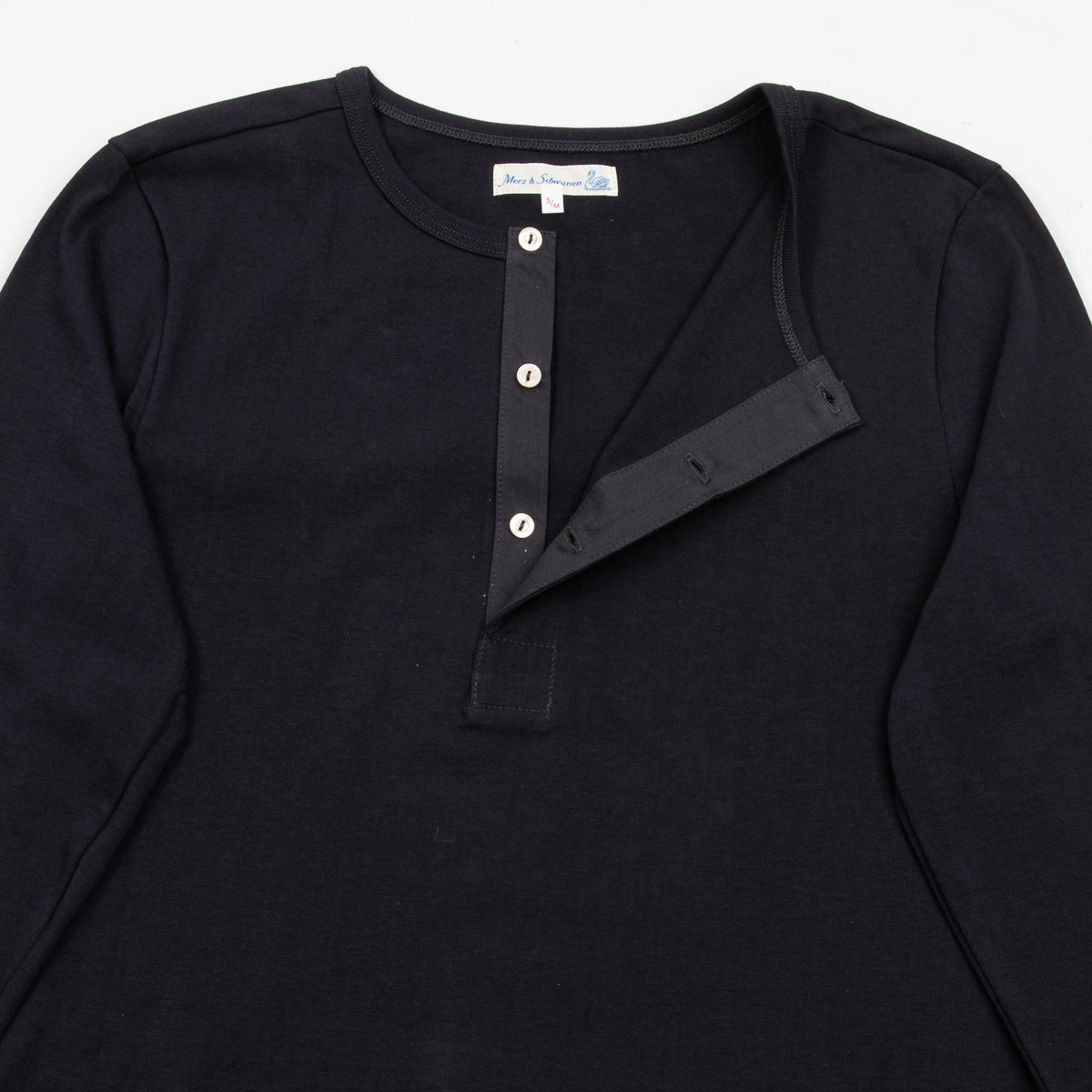 Merz b. Schwanen 206 Loopwheeled LS Henley - Charcoal - Standard & Strange