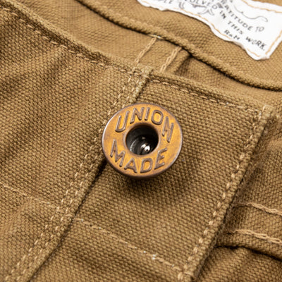 Ooe Yofukuten The Boss Pants - 12.5oz Khaki Selvedge Duck - Standard & Strange