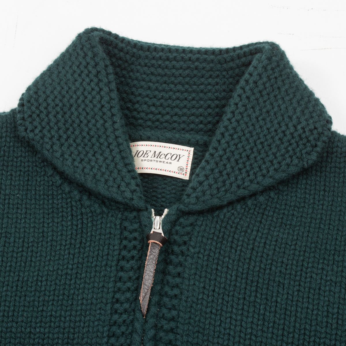 The Real McCoy's Heavy Wool Cashmere Sweater - Green - Standard & Strange