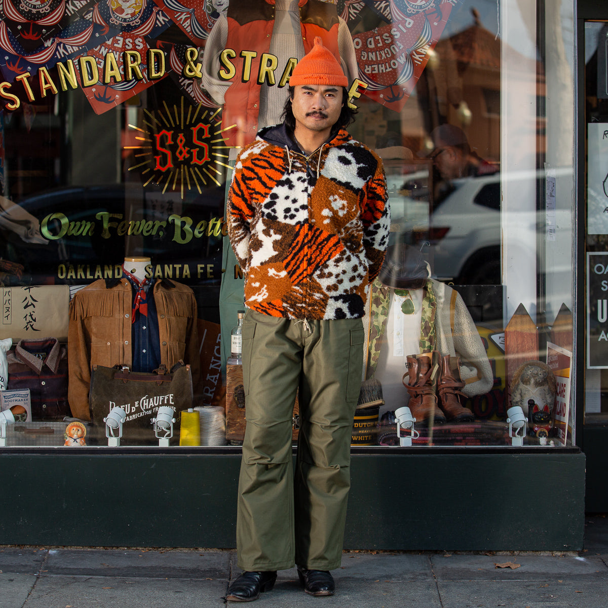 The Real McCoy's Multi Panel Animal Fur Parka - Standard & Strange