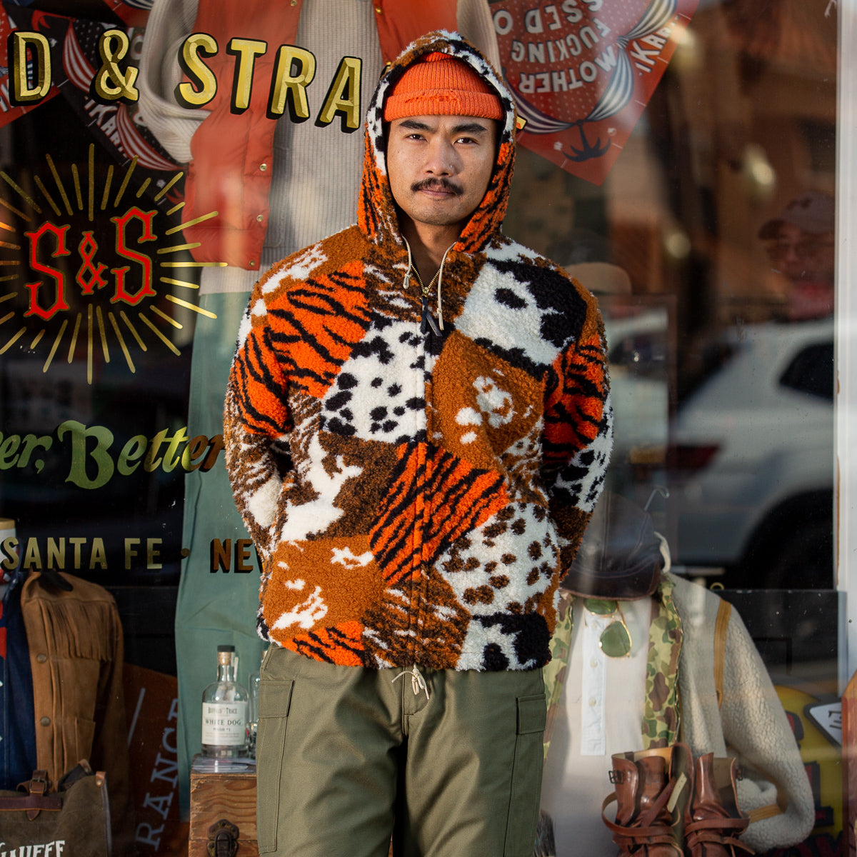 The Real McCoy's Multi Panel Animal Fur Parka - Standard & Strange