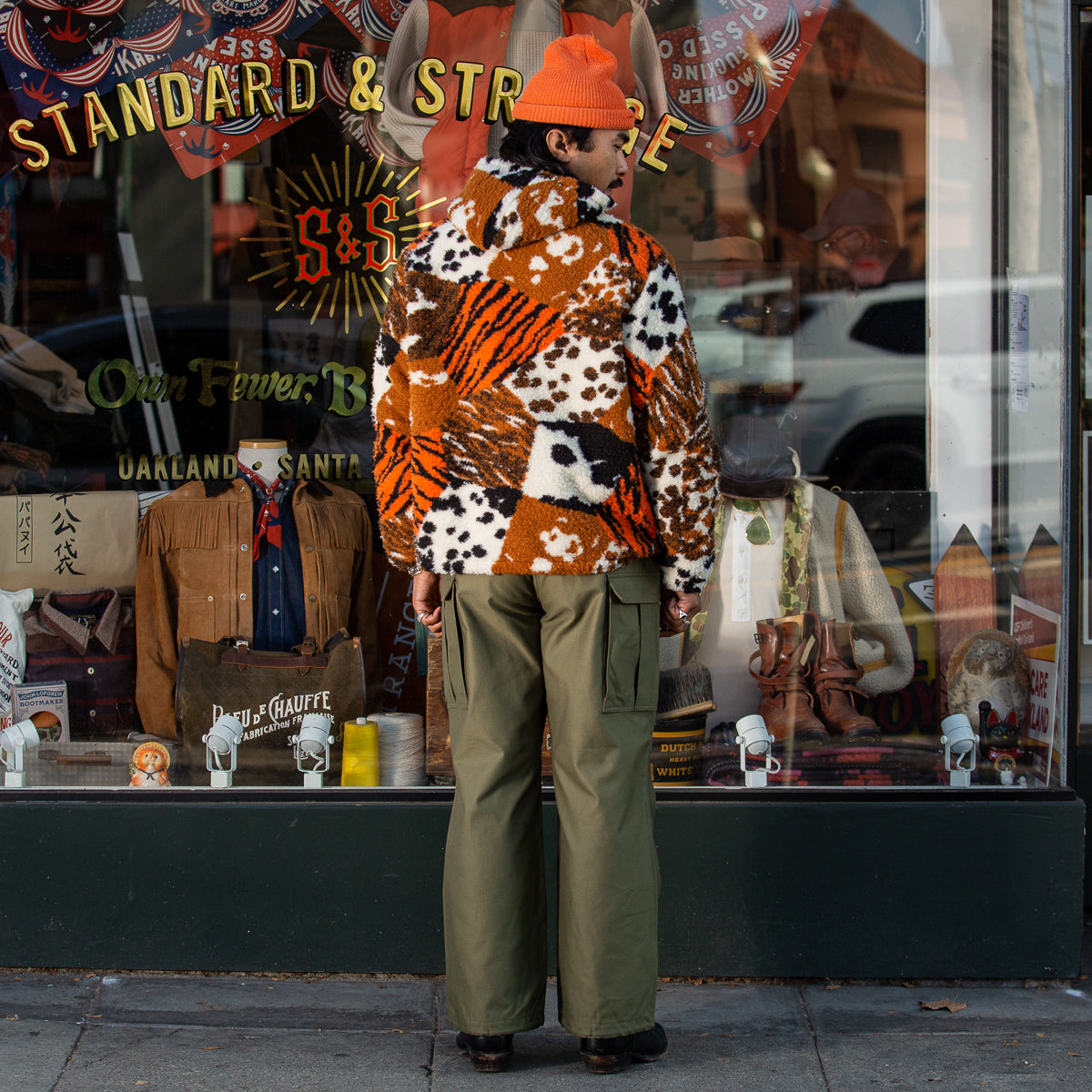 The Real McCoy's Multi Panel Animal Fur Parka - Standard & Strange